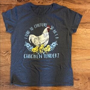Gray Chicken Tender Kids T-Shirt